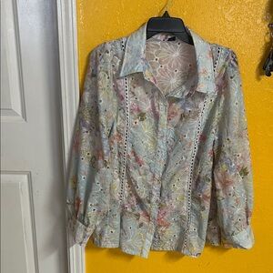 Floral Lace Women's Blouse